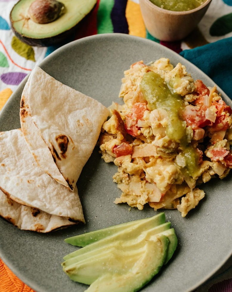 Muy Bueno Cookbook's Migas Breakfast Tacos