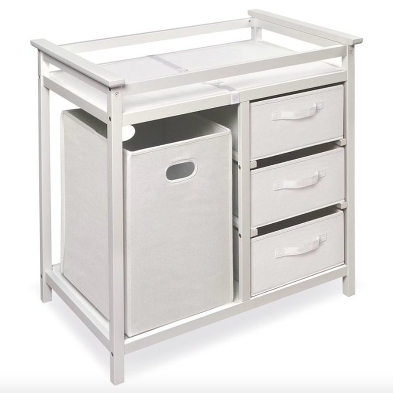 Badger Basket Modern Changing Table & Hamper, $110.99