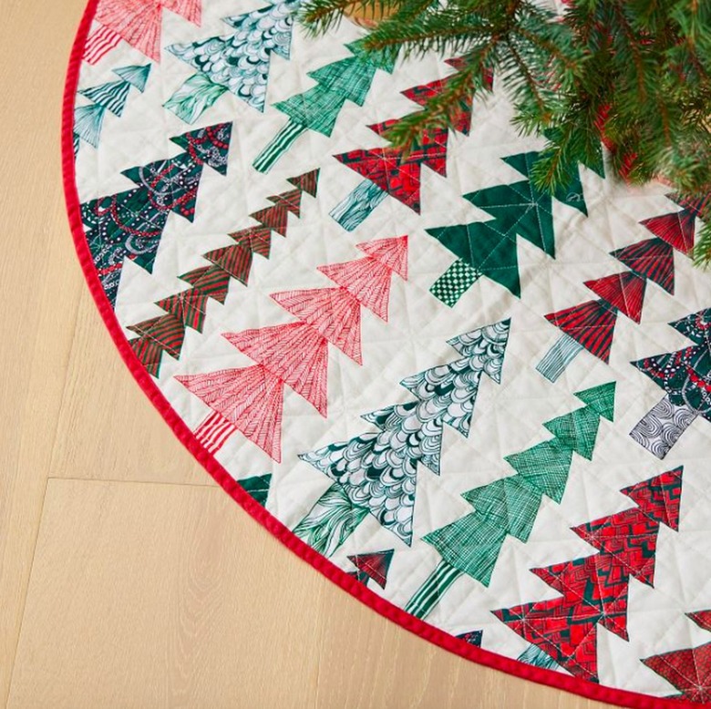 West Elm Marimekko Top Stitch Tree Skirt