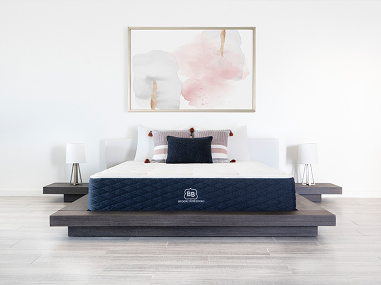 Mattress on low platform bed