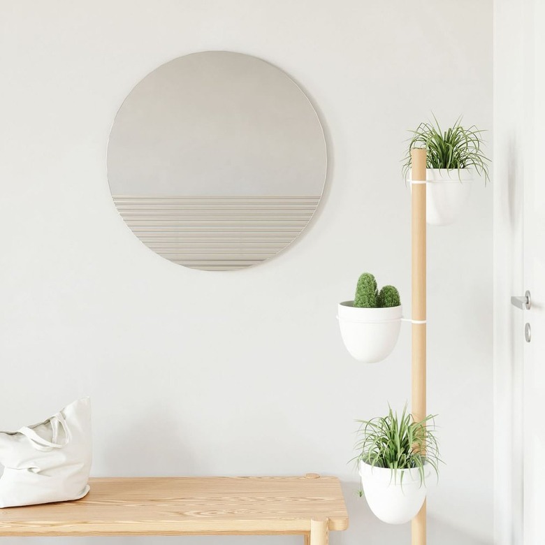 circular ridged mirror