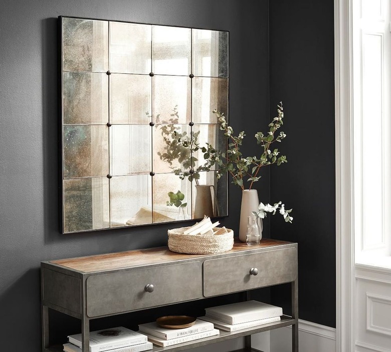 paneled mirror