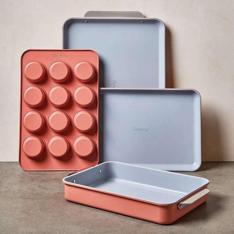 pink caraway bakeware