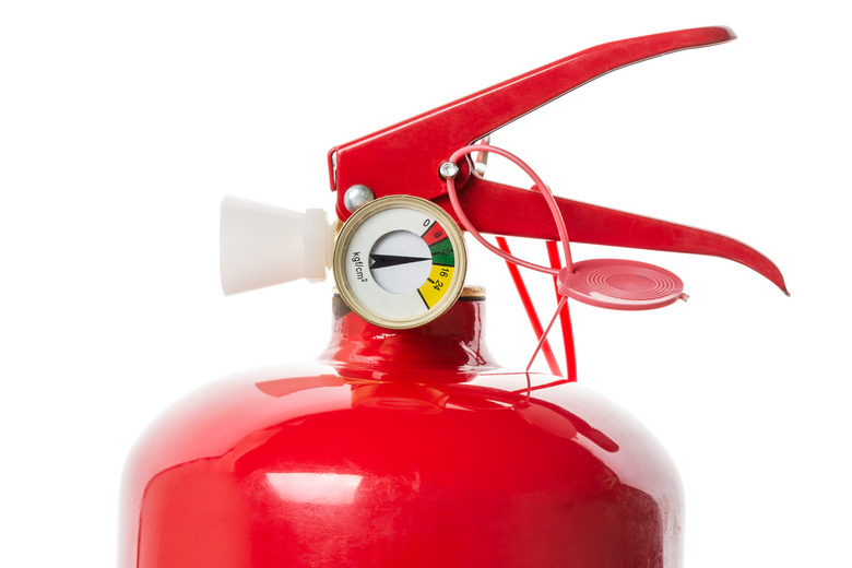 Fire extinguisher closeup