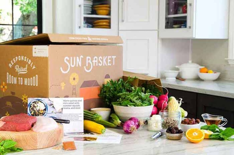 A Sun Basket meal box