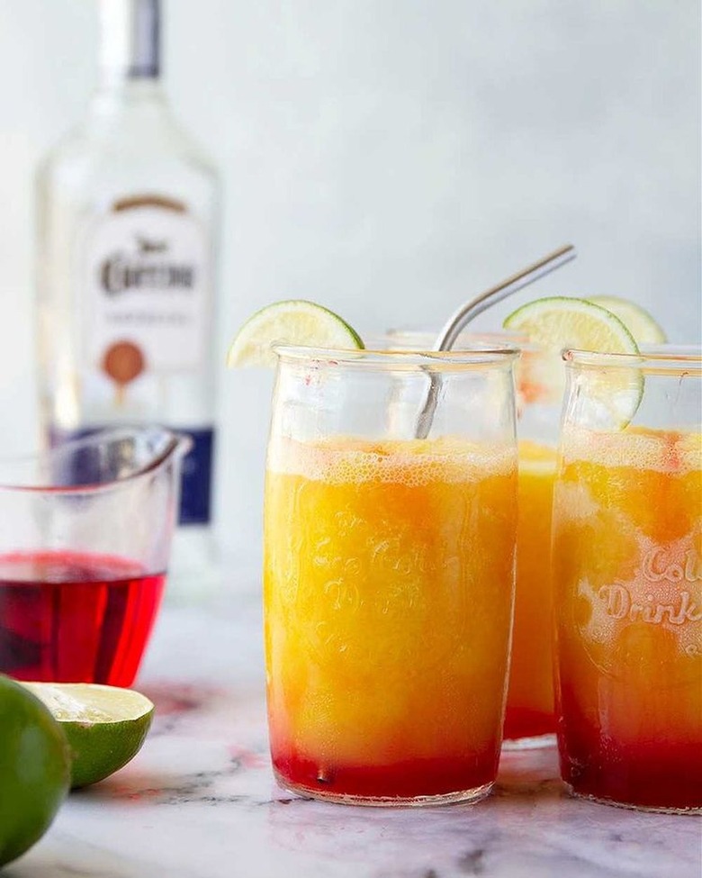 Whole and Heavenly Oven Tequila Sunrise Slushie