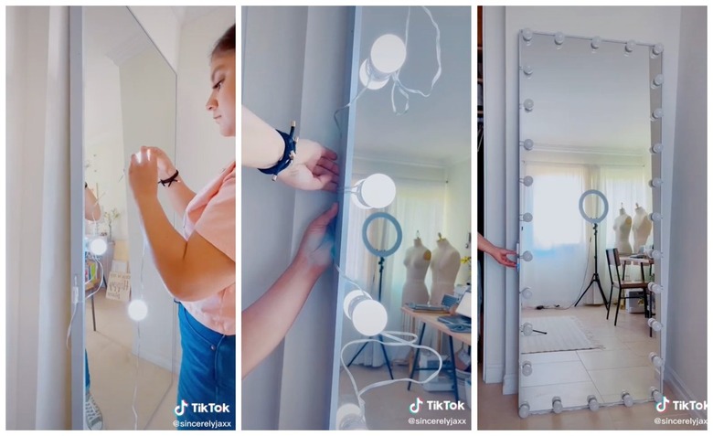 Vanity Mirror ikea tiktok hack