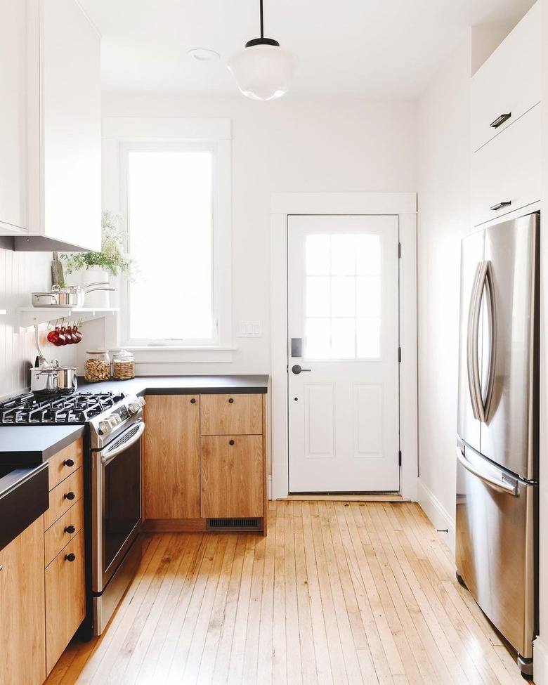 two-tone ikea kitchen