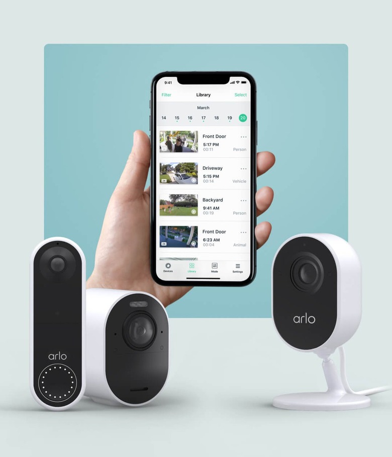 Arlo cameras and app