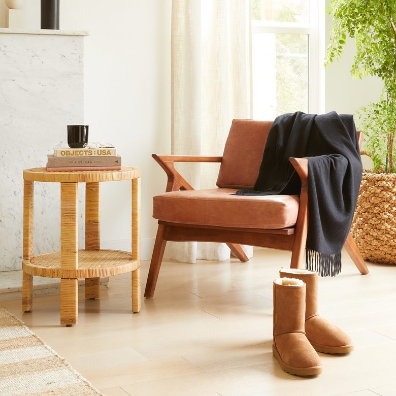 living room with chair