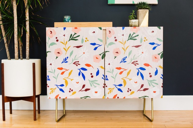 Floral credenza