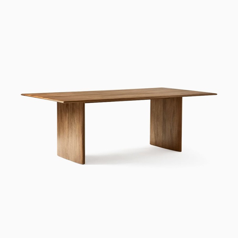 solid wood dining table