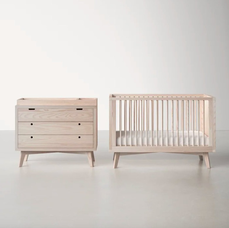 All Modern Cloak 3-in-1 Convertible Standard 2 - Piece Nursery Furniture Set, $1,460