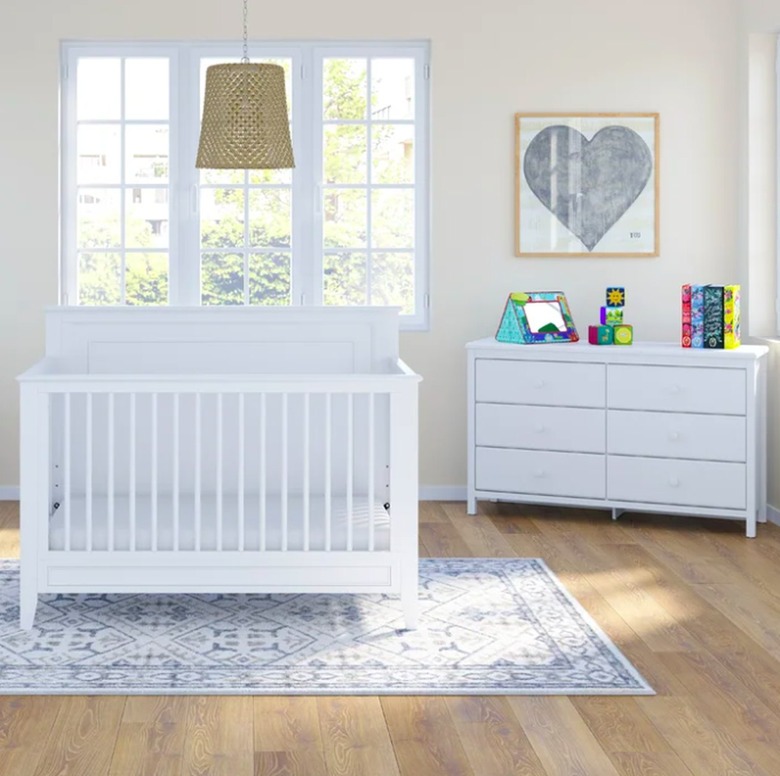 Storkcraft Solstice Convertible Standard 2 - Piece Crib and Dresser Set, $560