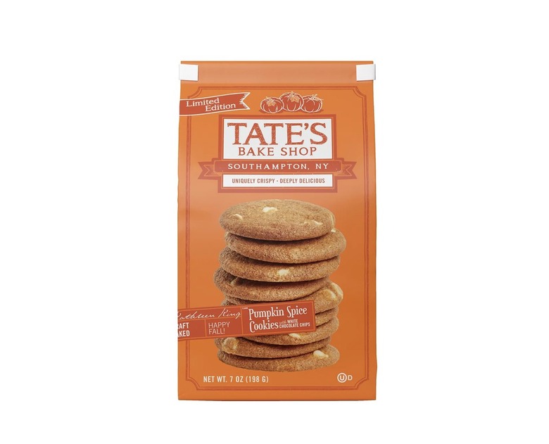 pumpkin cookies in bag