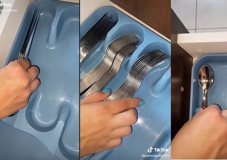 kitchen organizing hack video