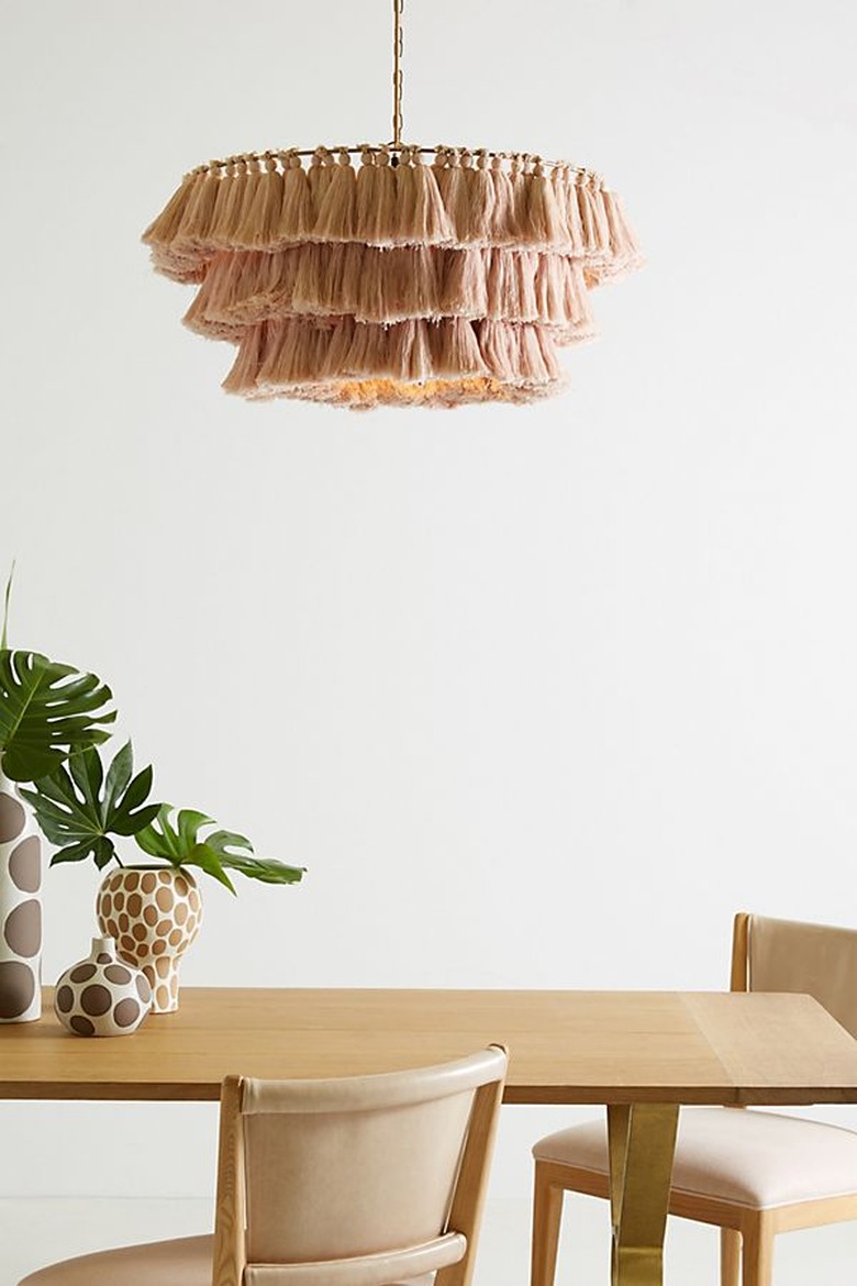 anthropologie tassel light