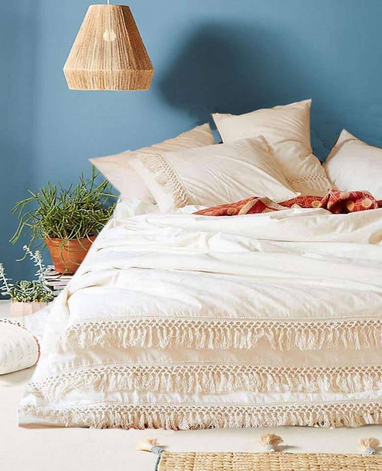 tassel boho bedding