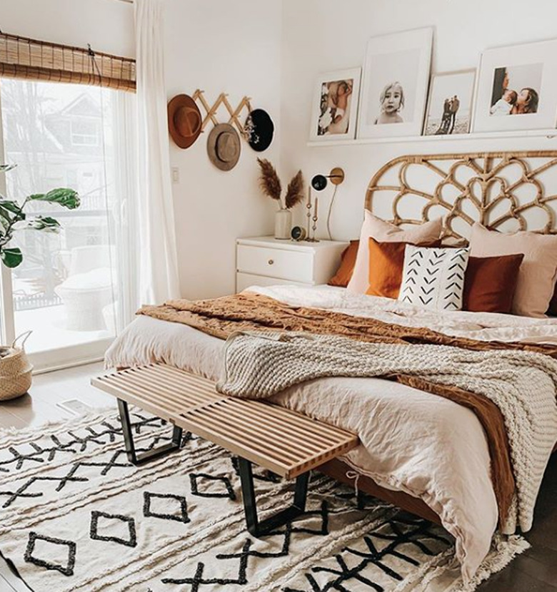 boho girls room with desert themed bedroom