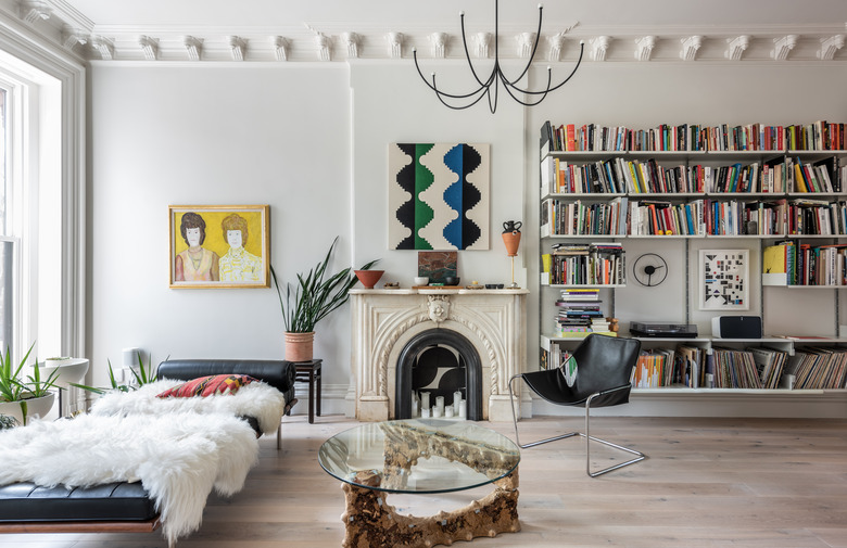 scandi minimalist living room