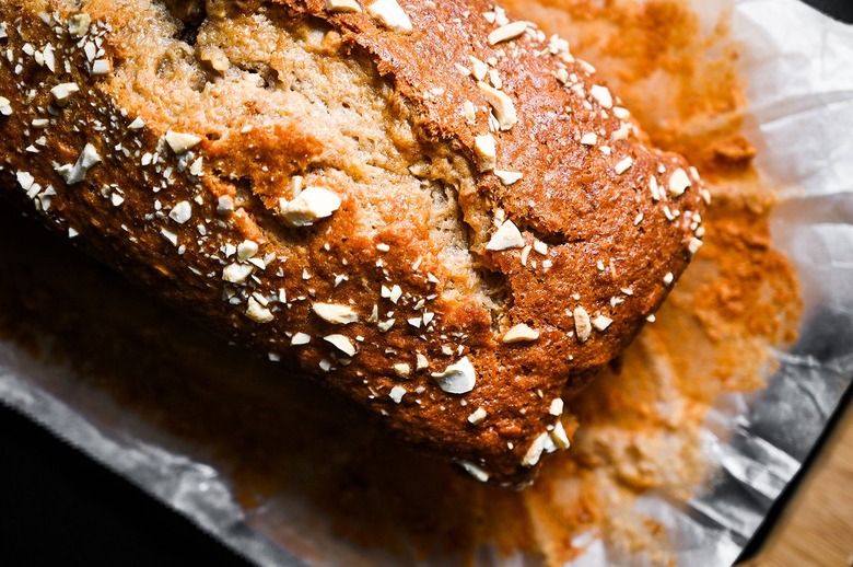 Loaf of homemade bread