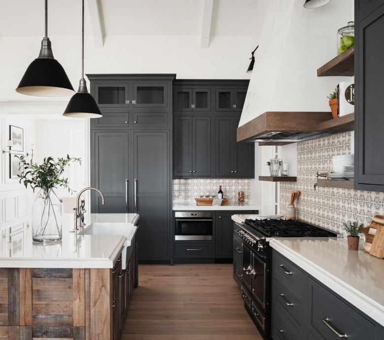 15 Cabinet Colors That Go With Black Stainless Steel Appliances | Hunker