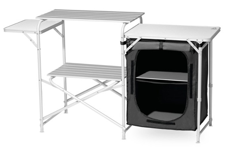 Portable roll-top kitchen and storage