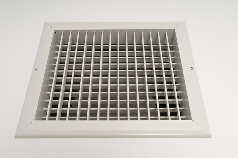 Ventilation panel in residence