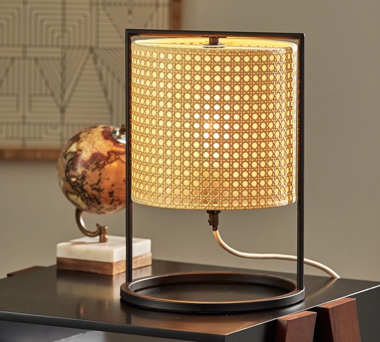 Pottery Barn Nestor Cane Lamp (small), $159