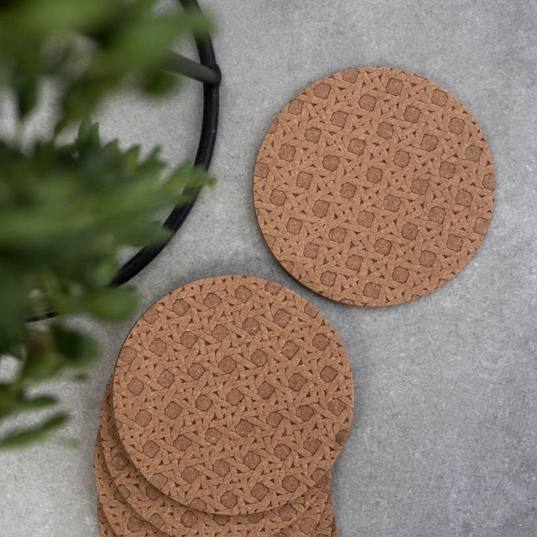 UndercoverUK Leather Coasters (set of 6), $13.60