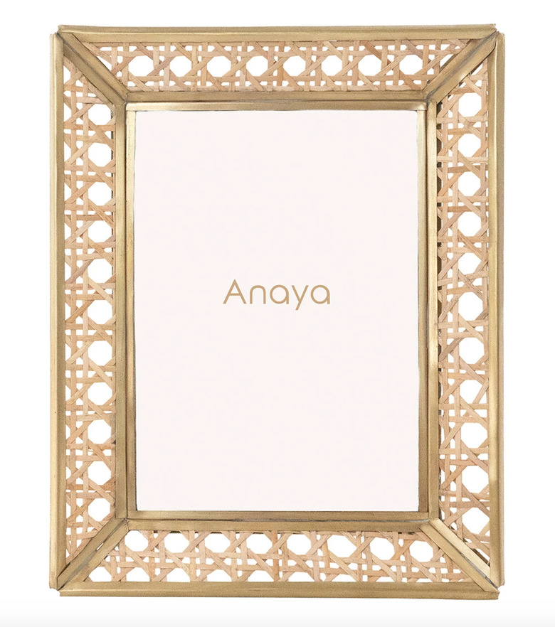 Anaya Natural Cane Wicker Frame (4x6), $85