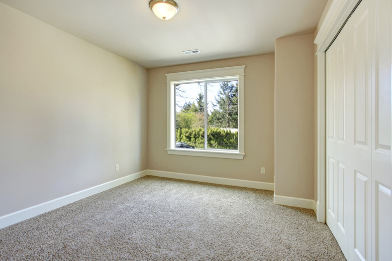 Bright empty bedroom