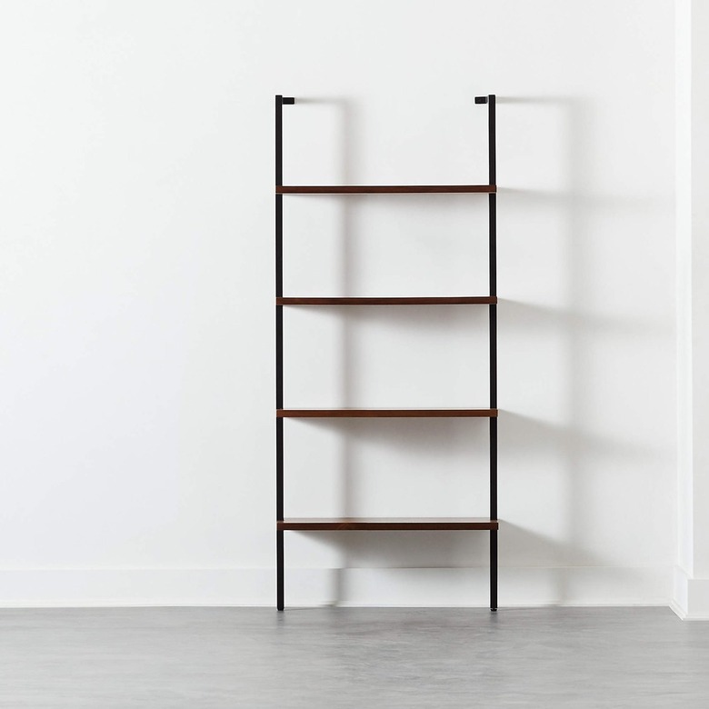 CB2 Helix Walnut Bookshelf