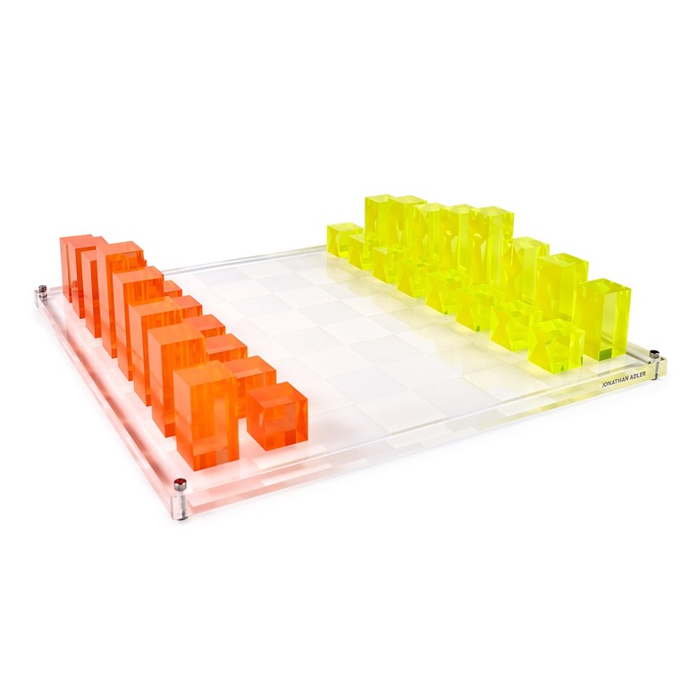 Jonathan Adler Acrylic Chess Set, $595