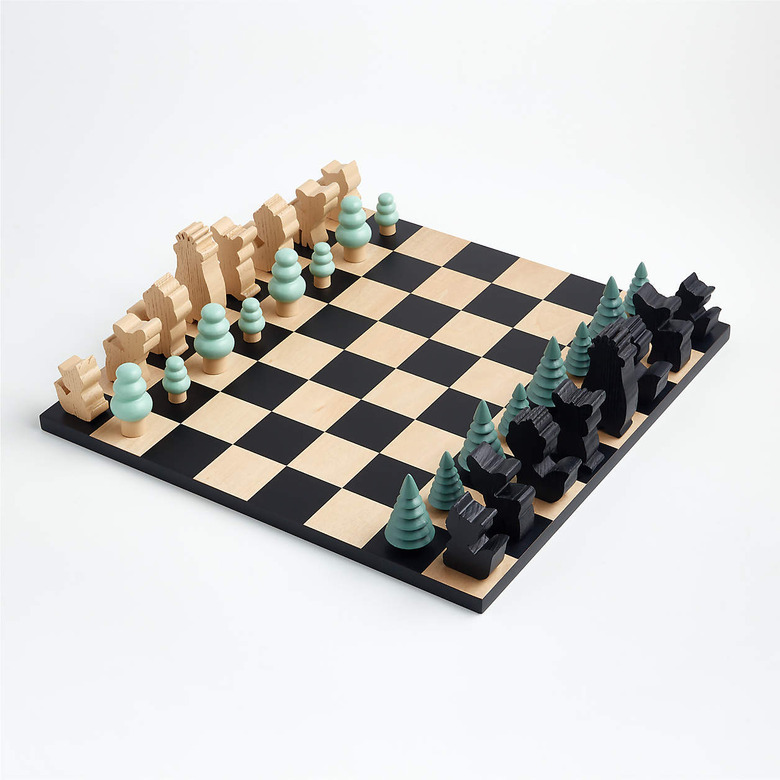 Crate&kids Woodland Wonder Chess Set, $99