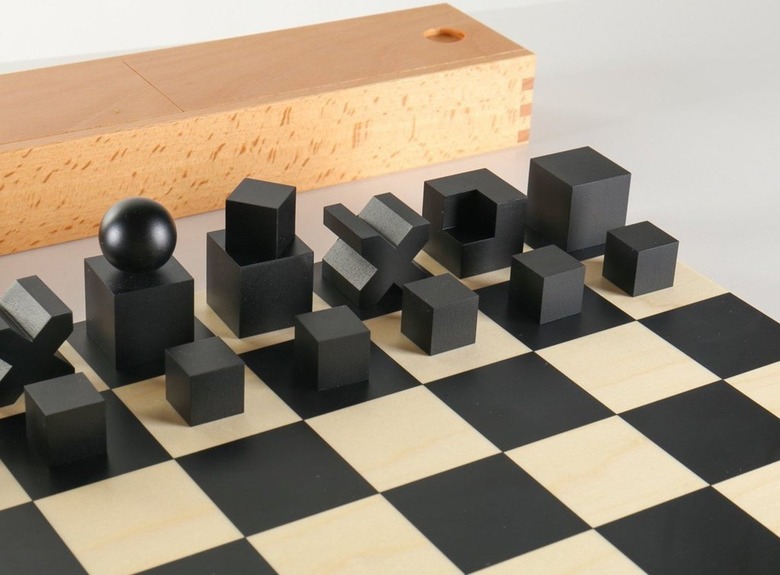 Vintage 1923 Bauhaus Chess Set, $112