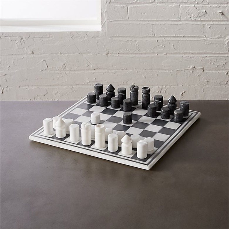 CB2 Marble Chess Game, $99.95