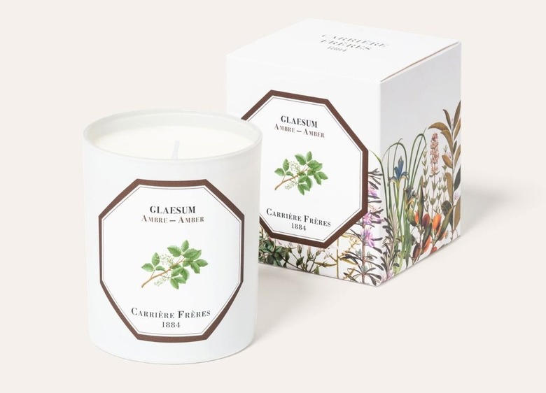 Carrière Frères Amber Candle, $65