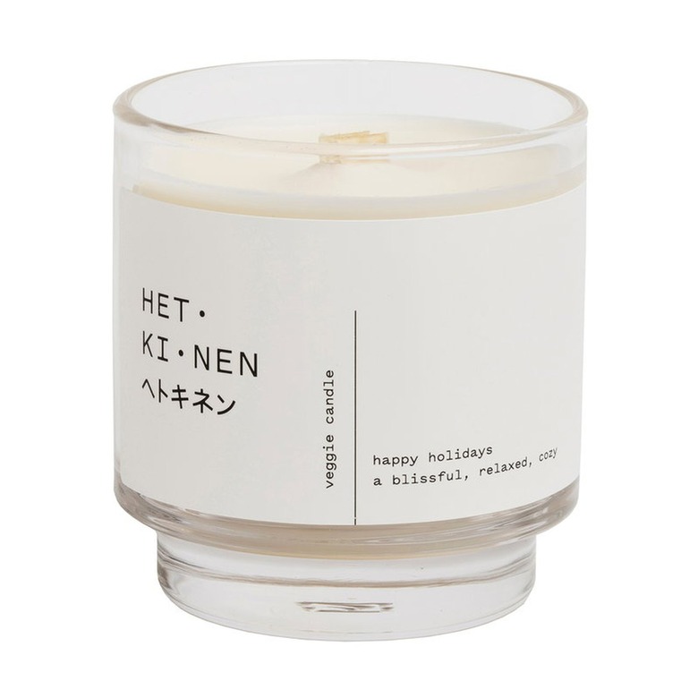 Hetkinen Happy Holidays Veggie Wax Candle, $33