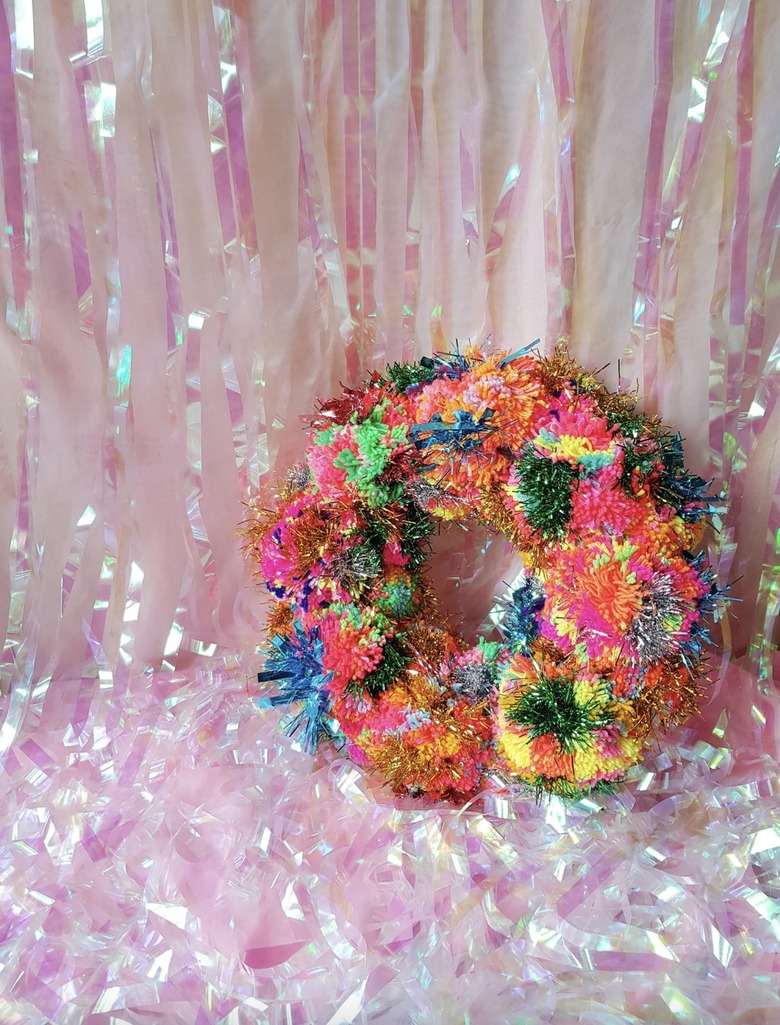 tinsel wreath