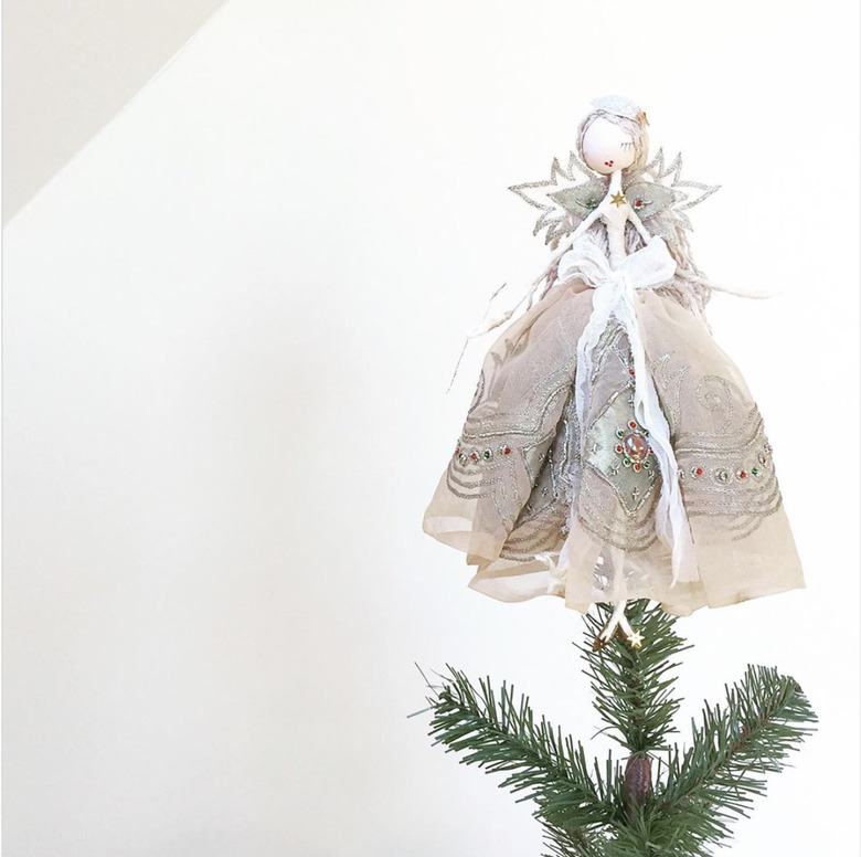 Christmas fairy tree topper Christmas Tree Topper Ideas