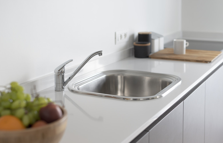 Contemporary design kitchen with fresh fruit