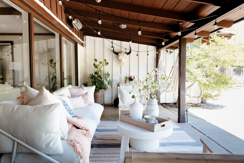 California boho patio