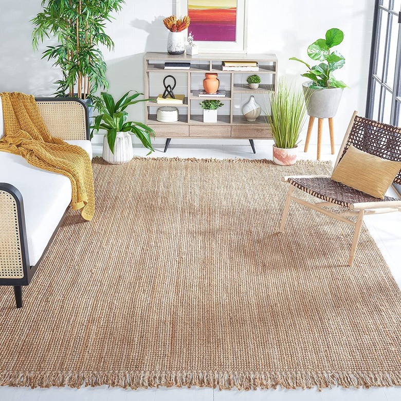 Jute area rug