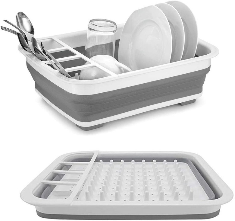 fold down dish rack