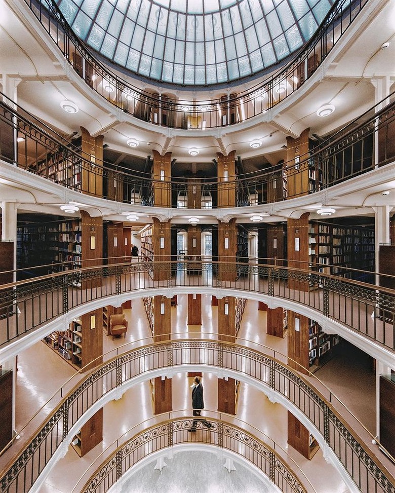 picture of the national library of finland interior