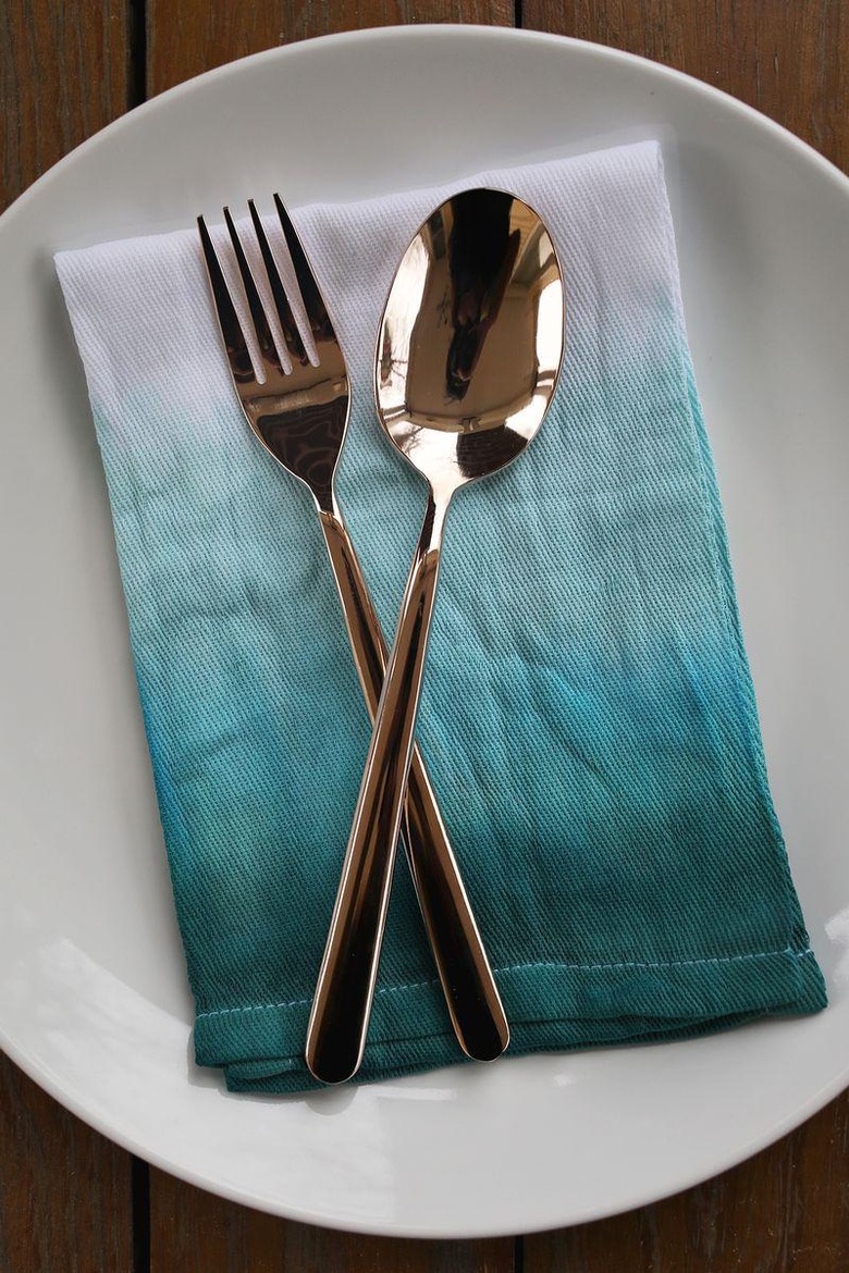 ombre napkins