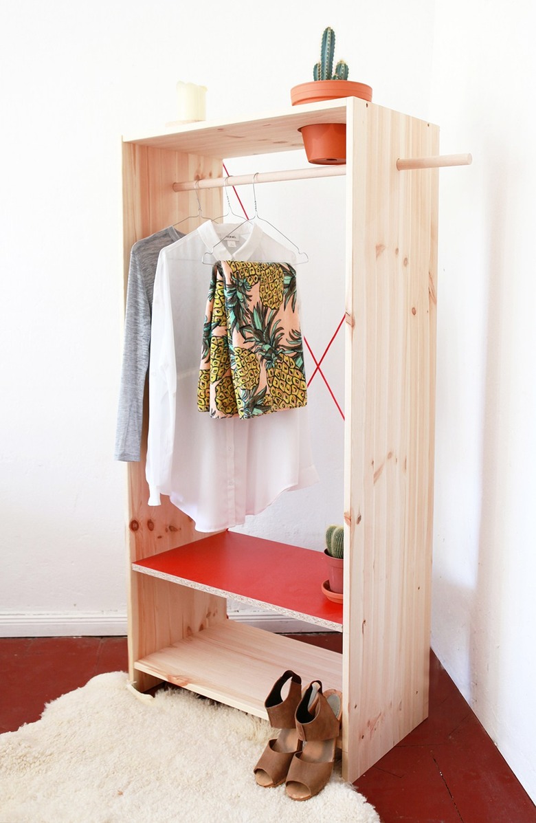 DIY planter closet