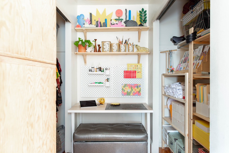 craft room organization ideas in a small space