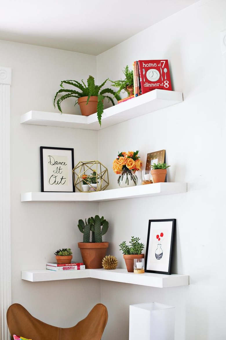 corner shelves